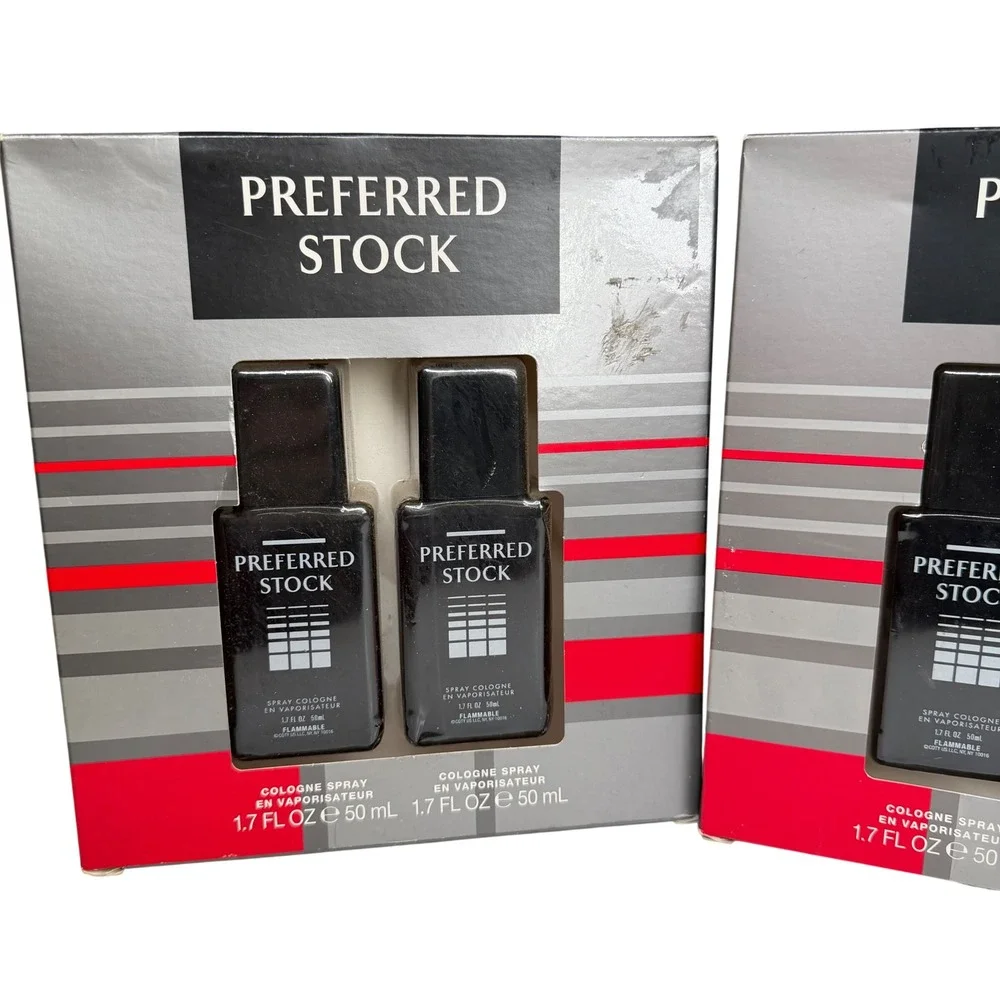 Preferred Stock Coty Cologne Set‎ 1.7oz 50ml Men Y2K 2 Gift Set Classic Vintage
